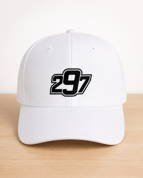 A white 297 Hat