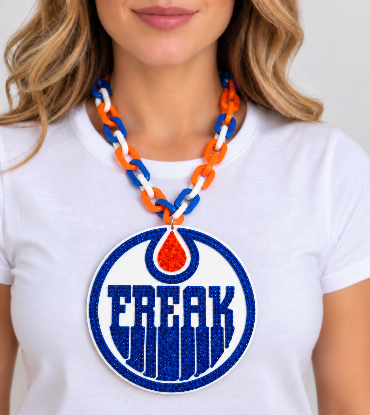 Oilfreak Rhinestone Medallion