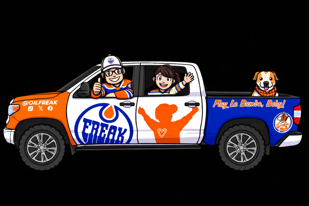 Oilfreak Truck 4" Sticker