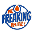 We FREAKING Believe! Sticker