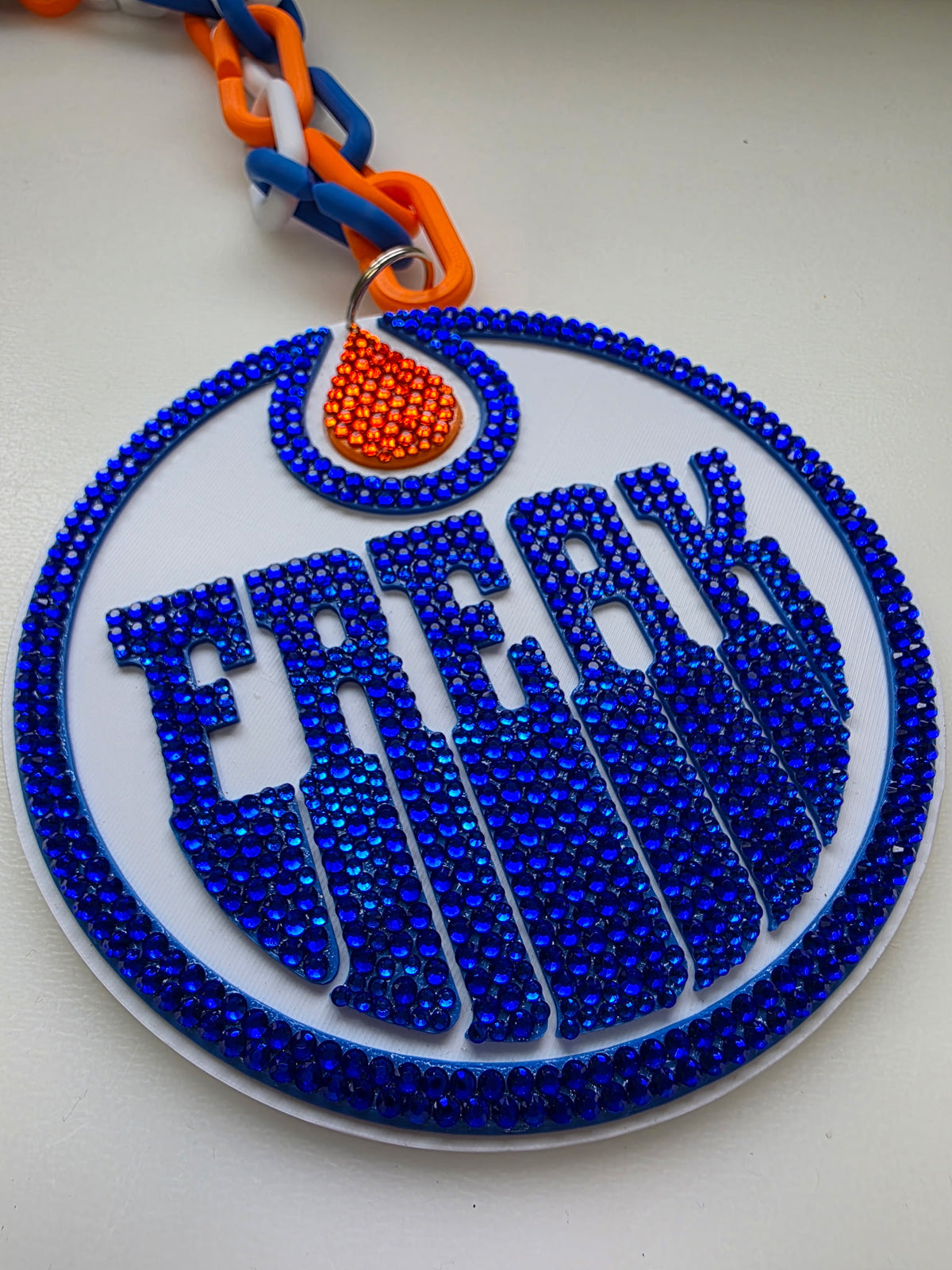 Oilfreak Rhinestone Medallion